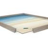 imageKate and Laurel Blake Calm Morning Framed Printed Glass Wall Art by Janet MeinkeLau 18x24 Gray Coastal Beach Art for Wall