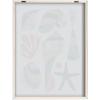 imageKate and Laurel Blake Modern Colorful Seashells Framed Printed Glass Wall Art by Rachel Lee of My Dream Wall 18x24 Natural Decorative Colorful Bathroom Art