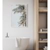 imageKate and Laurel Sylvie Palm Trees Framed Canvas Wall Art by Alicia Abla 23x33 White Decorative Tropical Art for Wall