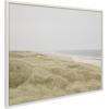 imageKate and Laurel Sylvie Peaceful and Serene Coastal Landscape Framed Canvas Wall Art by The Creative Bunch Studio 315x415 White Modern Coastal Beach Landscape Art for WallWhite