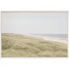 imageKate and Laurel Sylvie Peaceful and Serene Coastal Landscape Framed Canvas Wall Art by The Creative Bunch Studio 315x415 White Modern Coastal Beach Landscape Art for WallWhite