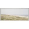 imageKate and Laurel Sylvie Peaceful and Serene Coastal Landscape Framed Canvas Wall Art by The Creative Bunch Studio 315x415 White Modern Coastal Beach Landscape Art for WallWhite