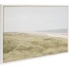 imageKate and Laurel Sylvie Peaceful and Serene Coastal Landscape Framed Canvas Wall Art by The Creative Bunch Studio 315x415 White Modern Coastal Beach Landscape Art for WallWhite
