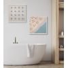 imageKate and Laurel Sylvie The Early Bird Framed Canvas Wall Art by Rachel Bolgov 22x22 White Decorative Coastal Beach Art for Wall