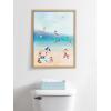 imageKate and Laurel x Nikki Chu Beach II Framed Canvas Wall Art 18x24 Natural Decorative Minimalist Coastal Wall Decor