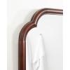 imageKate and Laurel Glenby Transitional Scalloped Wall Mirror 24 x 36 Gold Modern Wooden Rectangle Mirror with Scalloped Edges for Use as Bathroom Wall Accent or Living Room Mantel DcorWalnut Brown
