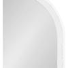 imageKate and Laurel Hartman Farmhouse Arched Wall Mirror 20 x 30 White Decorative Modern Farmhouse Wall Accent Mirror with Arched Shape and Robust CraftsmanshipWhite