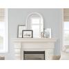 imageKate and Laurel Hartman Farmhouse Arched Wall Mirror 20 x 30 White Decorative Modern Farmhouse Wall Accent Mirror with Arched Shape and Robust CraftsmanshipWhite