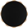 imageKate and Laurel Hatherleigh Transitional Round Wooden Wall Mirror 28 Inch Diameter Gold Modern Scalloped Wavy Wood Circle Mirror for Use in Bathroom Entryway or BedroomNatural