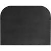 imageKate and Laurel Occonor Modern Wooden Arched Mirror 36 x 28 Black Transitional Arch Wall Mirror with Geometric Shape for Use as Bathroom Mirror for Vanity or Fireplace Mantel MirrorBlack
