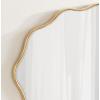 imageKate and Laurel Viona Modern Scalloped Oval Mirror 24 x 34 Bronze Decorative Round Wall Mirror with Unique Rippled Edge for Use as Wavy Bathroom Decor339L x 24W