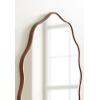 imageKate and Laurel Viona Modern Scalloped Oval Mirror 24 x 34 Bronze Decorative Round Wall Mirror with Unique Rippled Edge for Use as Wavy Bathroom Decor34L x 24W
