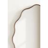 imageKate and Laurel Viona Modern Scalloped Oval Mirror 24 x 34 Bronze Decorative Round Wall Mirror with Unique Rippled Edge for Use as Wavy Bathroom Decor34L x 24W