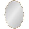 imageKate and Laurel Viona Modern Scalloped Oval Mirror 24 x 34 Bronze Decorative Round Wall Mirror with Unique Rippled Edge for Use as Wavy Bathroom Decor339L x 24W