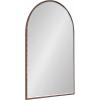 imageKate and Laurel Gwendolyn Antique Beaded Arch Wall Mirror 20 x 30 Bronze Sophisticated Vintage Bathroom Mirror Wall Decor with Detailed Beaded FrameBronze