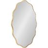 imageKate and Laurel Viona Modern Scalloped Oval Mirror 24 x 34 Bronze Decorative Round Wall Mirror with Unique Rippled Edge for Use as Wavy Bathroom Decor339L x 24W