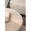imageKate and Laurel Pallson Modern Round Wooden Coffee Table 28 x 18 Walnut Brown and Black Circle Wood and Metal Coffee Table with Mixed Materials for Living Room Home DcorWhiteBlack