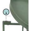 imageKate and Laurel Celia Round Metal Foldable Tray Accent Table Teal with Gold BaseGreen