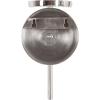 imageKate and Laurel Blaise Transitional Metal Wall Sconce 5 x 6 x 14 Antique Bronze Modern Round Candle Holder with Removable Glass Cylinder for Flameless CandlesSilver