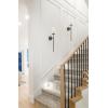 imageKate and Laurel Blaise Transitional Metal Wall Sconce 5 x 6 x 14 Antique Bronze Modern Round Candle Holder with Removable Glass Cylinder for Flameless CandlesBlack
