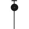 imageKate and Laurel Blaise Transitional Metal Wall Sconce 5 x 6 x 14 Antique Bronze Modern Round Candle Holder with Removable Glass Cylinder for Flameless CandlesBlack