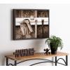 imageDesignOvation Sylvie Bat Glove and Ball in The Dugout Framed Canvas by Shawn St Peter 18x24 Dark Grey Transitional Sports Wall Decor for Office Bedroom Or Living Room