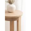 imageKate and Laurel Foxford Modern Tiered Round Drink Table 12 x 12 x 30 Light Natural Transitional TwoTier Circle Plant Stand for Use as Living Room Pedestal Table or Small Bedroom Nightstand