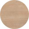 imageKate and Laurel Foxford Modern Tiered Round Drink Table 12 x 12 x 30 Light Natural Transitional TwoTier Circle Plant Stand for Use as Living Room Pedestal Table or Small Bedroom Nightstand