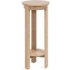 imageKate and Laurel Foxford Modern Tiered Round Drink Table 12 x 12 x 30 Light Natural Transitional TwoTier Circle Plant Stand for Use as Living Room Pedestal Table or Small Bedroom Nightstand