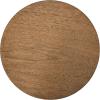 imageKate and Laurel Foxford Modern Tiered Round Drink Table 12 x 12 x 30 Walnut Brown Transitional TwoTier Circle Plant Stand for Use as Living Room Pedestal Table or Small Bedroom NightstandNatural
