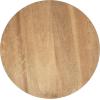 imageKate and Laurel Foxford Modern Tiered Round Drink Table 12 x 12 x 30 Walnut Brown Transitional TwoTier Circle Plant Stand for Use as Living Room Pedestal Table or Small Bedroom NightstandNatural