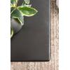 imageKate and Laurel Gaeta Modern Square Pedestal Drink Table 10 x 10 x 22 Black Transitional Mango Wood Mini Table for Use as Small Bedroom Nightstand or Indoor Plant Stand
