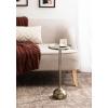 imageKate and Laurel Miki Modern Pedestal Drink Table 10 x 10 x 23 Black Decorative Accent Martini Table for Use as Plant Stand Indoors or Outdoors or as a Living Room AccentGold