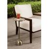 imageKate and Laurel Miki Modern Pedestal Drink Table 10 x 10 x 23 Black Decorative Accent Martini Table for Use as Plant Stand Indoors or Outdoors or as a Living Room AccentGold
