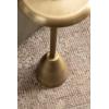 imageKate and Laurel Morizet Modern Round Drink Table 10 x 10 x 22 Antique Brass Transitional Metal Martini Table with Pedestal Design for Use as Small Indoor Plant Stand or Living Room Accent