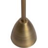 imageKate and Laurel Morizet Modern Round Drink Table 10 x 10 x 22 Antique Brass Transitional Metal Martini Table with Pedestal Design for Use as Small Indoor Plant Stand or Living Room Accent