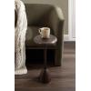 imageKate and Laurel Morizet Modern Round Drink Table 10 x 10 x 22 Bronze Transitional Metal Martini Table with Pedestal Design for Use as Small Indoor Plant Stand or Living Room Accent