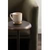 imageKate and Laurel Morizet Modern Round Drink Table 10 x 10 x 22 Bronze Transitional Metal Martini Table with Pedestal Design for Use as Small Indoor Plant Stand or Living Room Accent