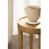 imageKate and Laurel Rava Modern Metal Round Drink Table 10 x 10 x 21 Antique Nickel Cast Aluminum Accent Table for Use as Indoor Plant Stand or Living Room Decor PieceGold