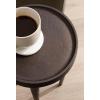 imageKate and Laurel Rava Modern Metal Round Drink Table 10 x 10 x 21 Antique Nickel Cast Aluminum Accent Table for Use as Indoor Plant Stand or Living Room Decor PieceBronze