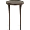 imageKate and Laurel Rava Modern Metal Round Drink Table 10 x 10 x 21 Antique Nickel Cast Aluminum Accent Table for Use as Indoor Plant Stand or Living Room Decor PieceBronze