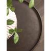imageKate and Laurel Rava Modern Metal Round Drink Table 10 x 10 x 21 Antique Nickel Cast Aluminum Accent Table for Use as Indoor Plant Stand or Living Room Decor PieceBronze
