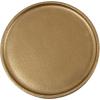imageKate and Laurel Rava Modern Metal Round Drink Table 10 x 10 x 21 Antique Nickel Cast Aluminum Accent Table for Use as Indoor Plant Stand or Living Room Decor PieceGold