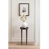 imageKate and Laurel Rava Modern Metal Round Drink Table 10 x 10 x 21 Antique Nickel Cast Aluminum Accent Table for Use as Indoor Plant Stand or Living Room Decor PieceBronze