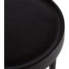imageKate and Laurel Rava Modern Metal Round Drink Table 10 x 10 x 21 Antique Nickel Cast Aluminum Accent Table for Use as Indoor Plant Stand or Living Room Decor PieceBlack