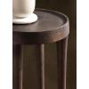 imageKate and Laurel Rava Modern Metal Round Drink Table 10 x 10 x 21 Antique Nickel Cast Aluminum Accent Table for Use as Indoor Plant Stand or Living Room Decor PieceBronze