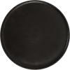 imageKate and Laurel Rava Modern Metal Round Drink Table 10 x 10 x 21 Antique Nickel Cast Aluminum Accent Table for Use as Indoor Plant Stand or Living Room Decor PieceBlack