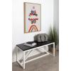 imageKate and Laurel Sylvie Butterflies Colorful Block Print in Framed Canvas Wall Art by Rachel Lee 23x33 NaturalNatural
