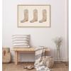 imageKate and Laurel Sylvie Cowboy Boots Landscape Framed Canvas Wall Art by Honey Island Studio 23x33 Natural Cute Western Art for Wall