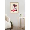 imageKate and Laurel Sylvie Cowgirl Boots Framed Canvas Wall Art by Tnia Garca 18x24 Natural Cute Western Art for Wall